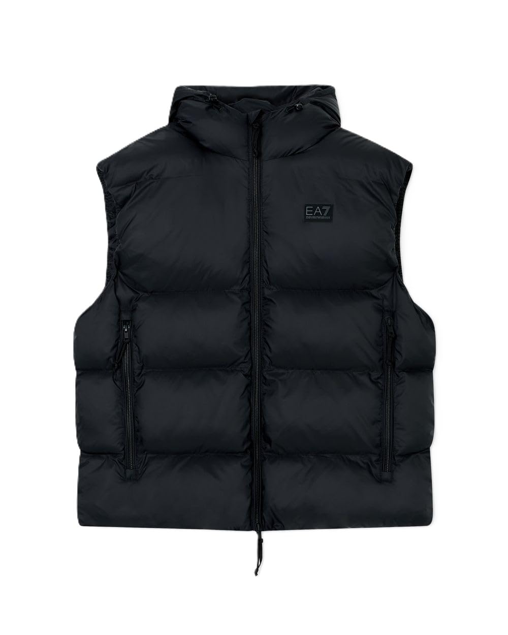 Emporio Armani Men's Padded Vest with Hood in Technical Fabric 7M000693AF15956
