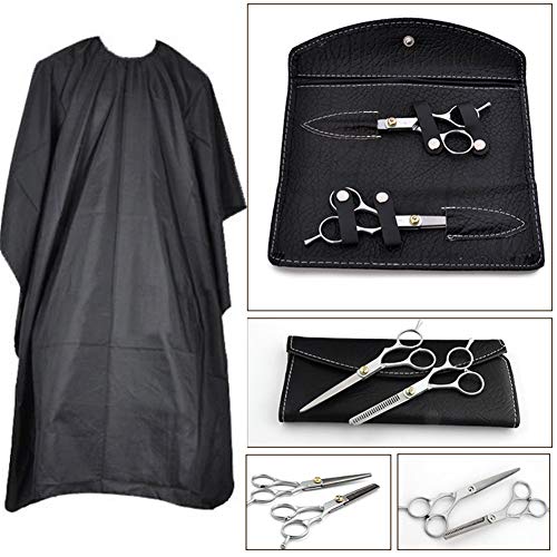 YLYT Hairdressing Scissors Kits Professional Blue Cherry Blossoms 6.0" /5.5 Barber Scissors Stainless