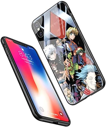 LiangChu 9H Tempered Glass iPhone 6 Plus/6s Plus Cases, LC-87 Hunter x Hunter Design Printing Shockproof Anti-Scratch Soft Silicone TPU Cover Phone Case for Apple iPhone 6 Plus/6s Plus