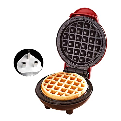 Ying Waffelmaschine Waffeleisen Maschine, tiefe Antihaftbeschichtung Kochplatten, runde Waffelmacher für hausgemachte…