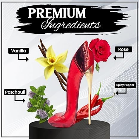 Miniatura 2 de Princess - Juego de perfumes de tacón alto de lujo, 2.9 onzas cada uno, colección de 5 piezas en rosa, azul, rojo, negro y dorado