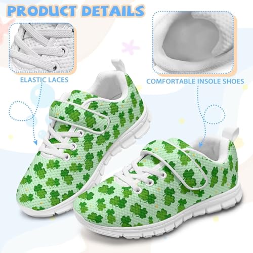 Kids Shoes Comfortable Athletic Running Breathable Hook and Loops Shoes for Litter Kids Non-Slip School Sport Sneaker for Boys Girls US 11-153
