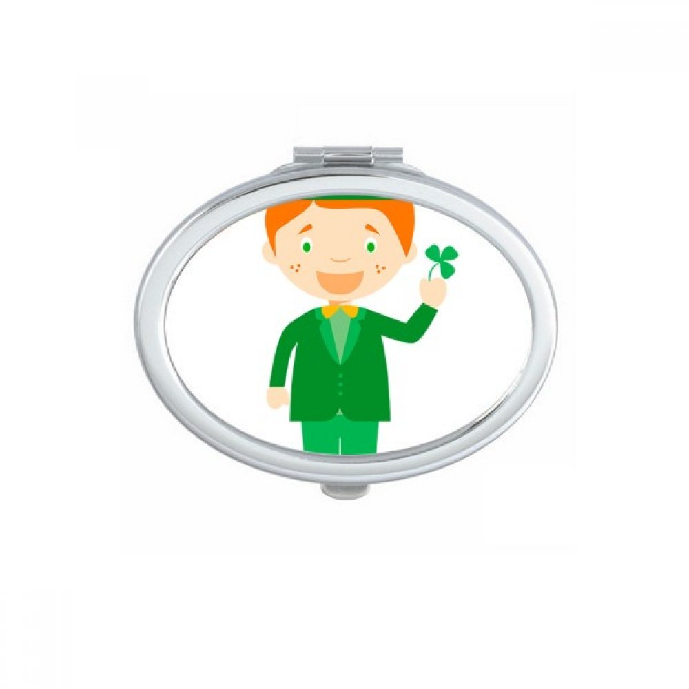 Miroir de poche pour maquillage de voyage imprimé Irak