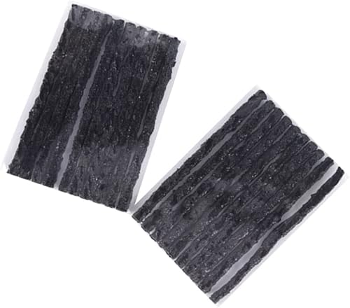 Miniatura 8 de Cinta de reparación de neumáticos de 3.937 x 0.138 in, kit de reparación de pinchazos de neumáticos de automóvil, 20 piezas para neumáticos sin