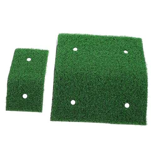 NOLITOY 2pcs Turtle Basking Climbing Resting Platform for Tortoise Resting Simulation Lawns Set