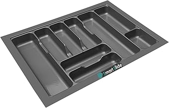SmartSlide Cutlery tray for Kitchen Drawer Cutlery Storage Organizer Silverware Organizer Tray for Modular Kitchen Drawer 700mm (25 X 18.7 INCH) 630 X 475 MM