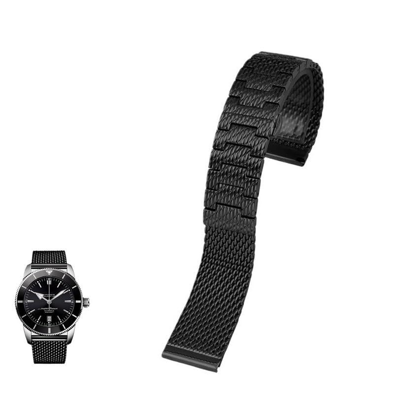 Sangle de montre en acier pour le quotidien et l'aventure sur Breitling Super Ocean