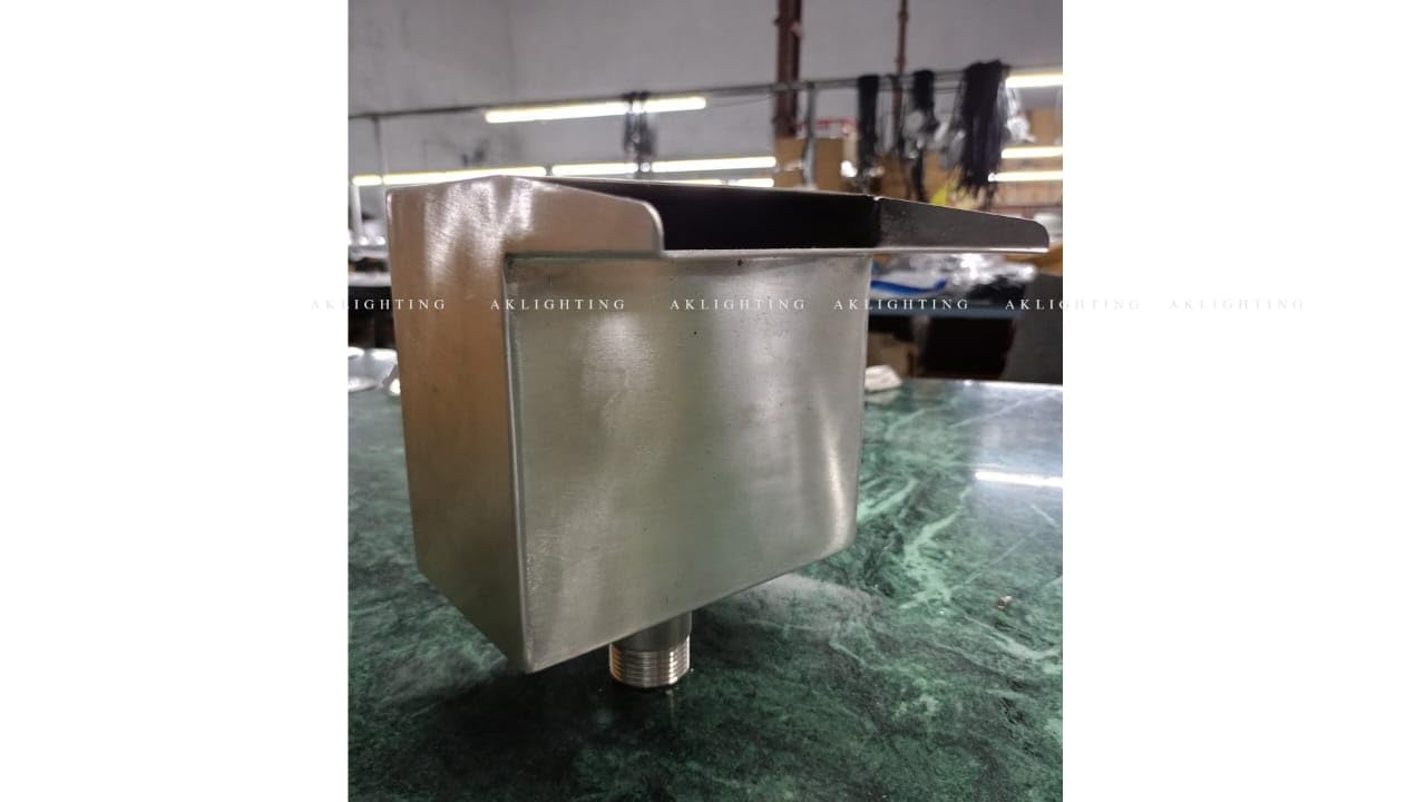 A K Lighting 6" Stainless Steel Water Blade Nozzle 2