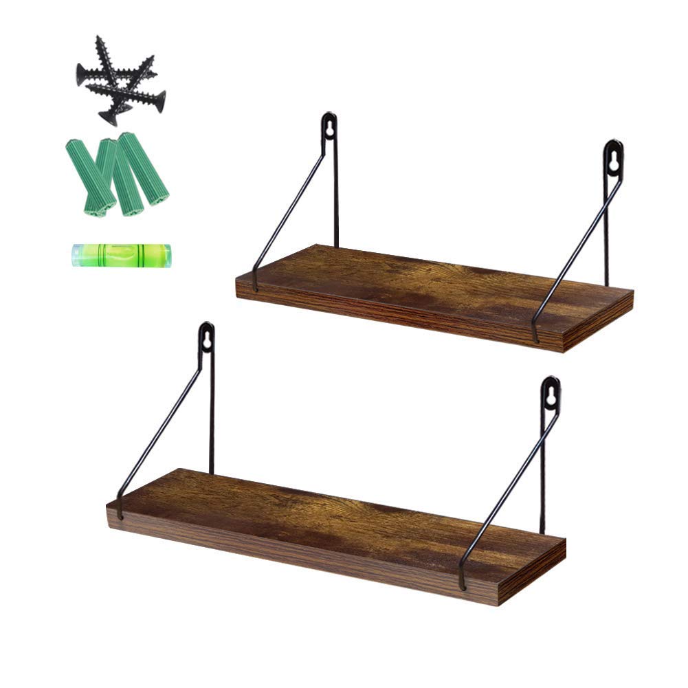 INDIAN DECOR. 28931 Floating Shelves Rustic Wall Mounted Storage Shelf-image-43