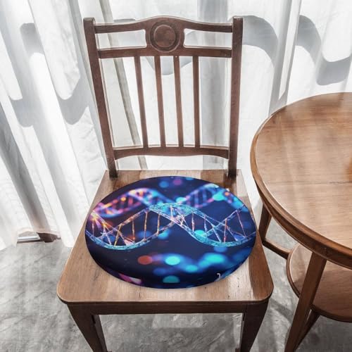Coussin de chaise rond solide DNA Genetic Helix super confortable - 8