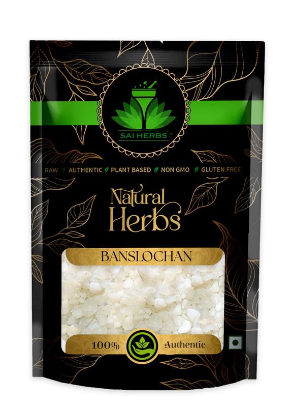 SAI HERBS Tabasheer | Banslochan | Vanshlochan | Tvaksheera | Pure & Original (100 Grams)