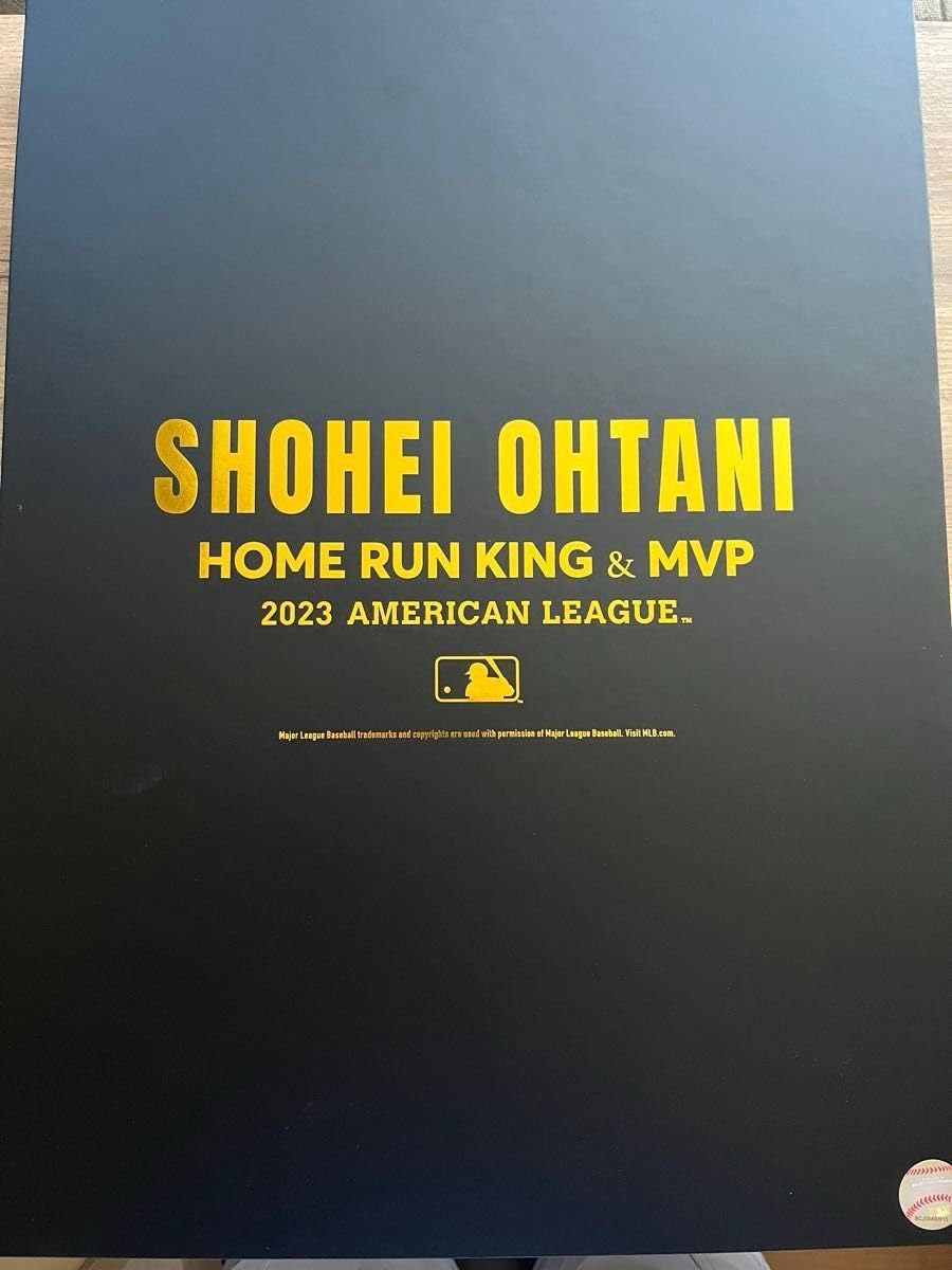 Amazon.co.jp: 品 大谷翔平 2023 AL ホームラン王&MVP獲得記念 額装