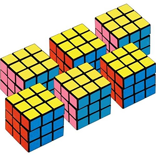 Multicolor Mini Plastic Puzzle Cube - 1.12