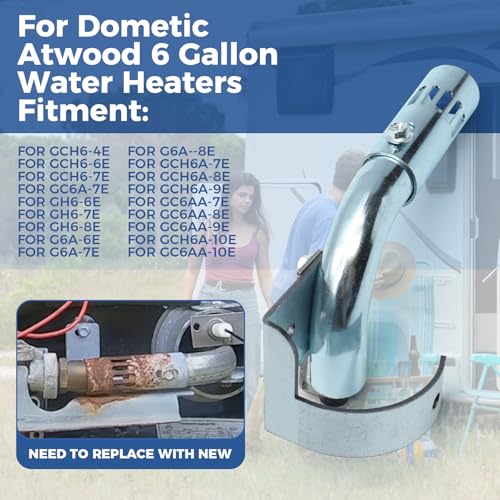 Image of Main Burner Assembly 91638 for Dometic Atwood 6 Gallon Water Heater Burner
