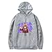HDKFSHO Toradora/Sweat à Capuche Manches Longues Décontractés Modèle Impression 2D Anime Cosplay avec Poches Cordon de Serrage Mode Peluche Hiver Pull Sweat-Shirt Unisexe