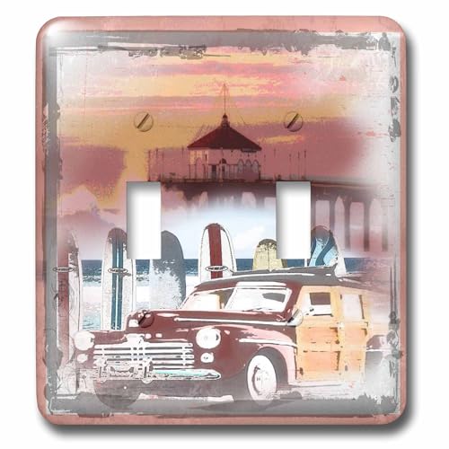 Manhattan Beach California double interrupteur decoration surf