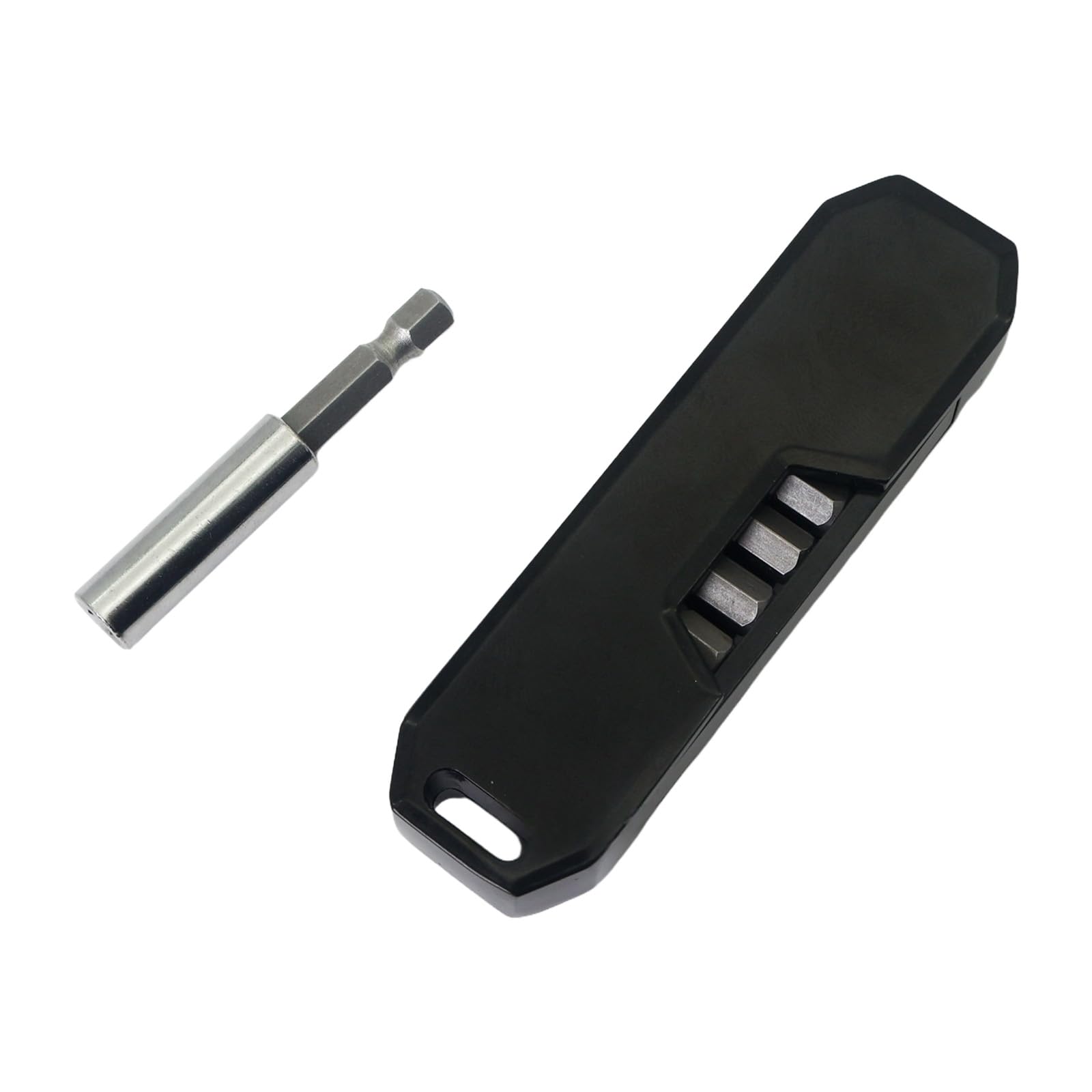 Msioytog Black Compact Pocket Proportioned Multiple Tool For Carry And Outdoor Tasks Constructed With Permanent Aluminum Alloy For Permanent Execution Bit Tool Aluminum Alloy