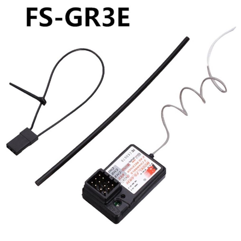Flysky FS-GR3E 3 Channel 2.4G Receiver GT3B, GR3C for RC Car Truck Failsafe