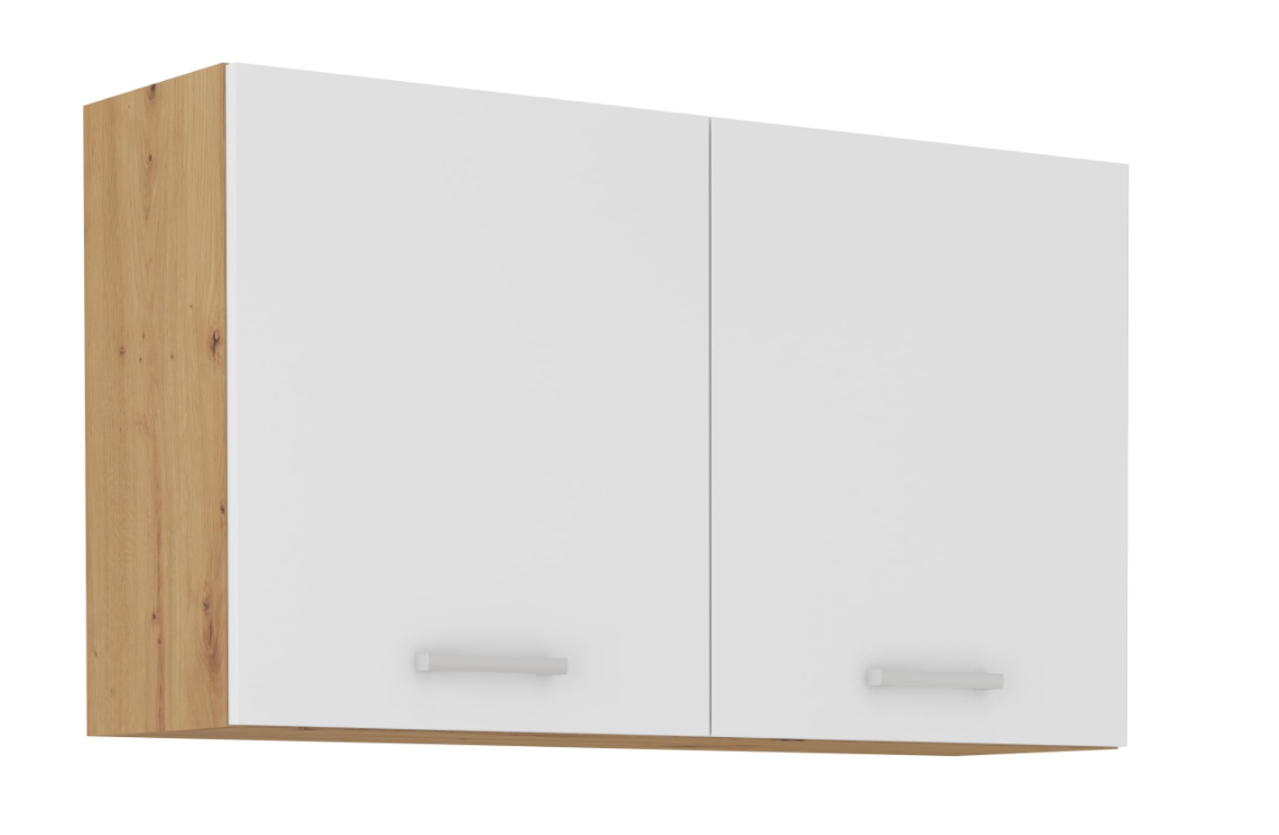 Kuechen-preisbombe Hängeschrank Buffet Küche Mario 100 Küchenzeile Einbauküche Weiss Eiche Artisan