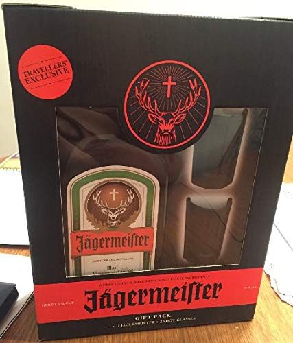 Jagermeister 1 litro + 2 vasos