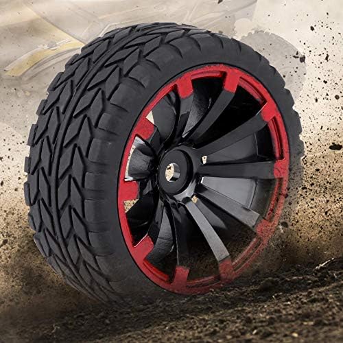 RC Car Tires, RC Car Rubber Tire 4 Pcs/Set Tires Rubber Tyre Racing Off