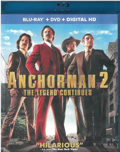 Anchorman 2: The Legend Continues (Blu-ray + DVD + Digital HD) Anchorman 2: The Legend Continues (Blu-ray + DVD + Digital HD)