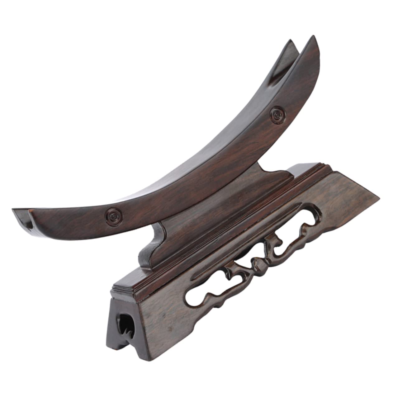 DOITOOL Wood Carving Ornament Wand Holder Lightsaber Display Stand Desktop Stand Swords Collection Storage Rack Wakizashi Display Stand Bracket Display Stand Crafts