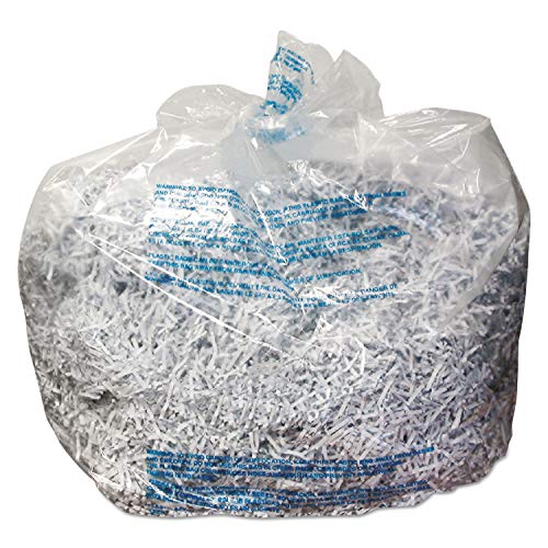 Plastic Shredder Bags, 13-19 Gal Capacity, 25/Box
