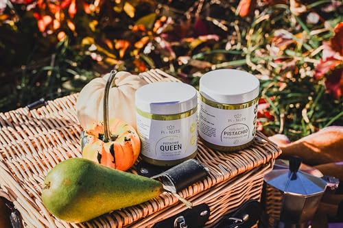 Pi-nuts Pistazienpaste 100% - ohne Zusatzstoffe, Konservierungsmittel - ‎Pistazienmus aus geschälten Pistazienkernen - Zum Backen und Desserts - 1 kg