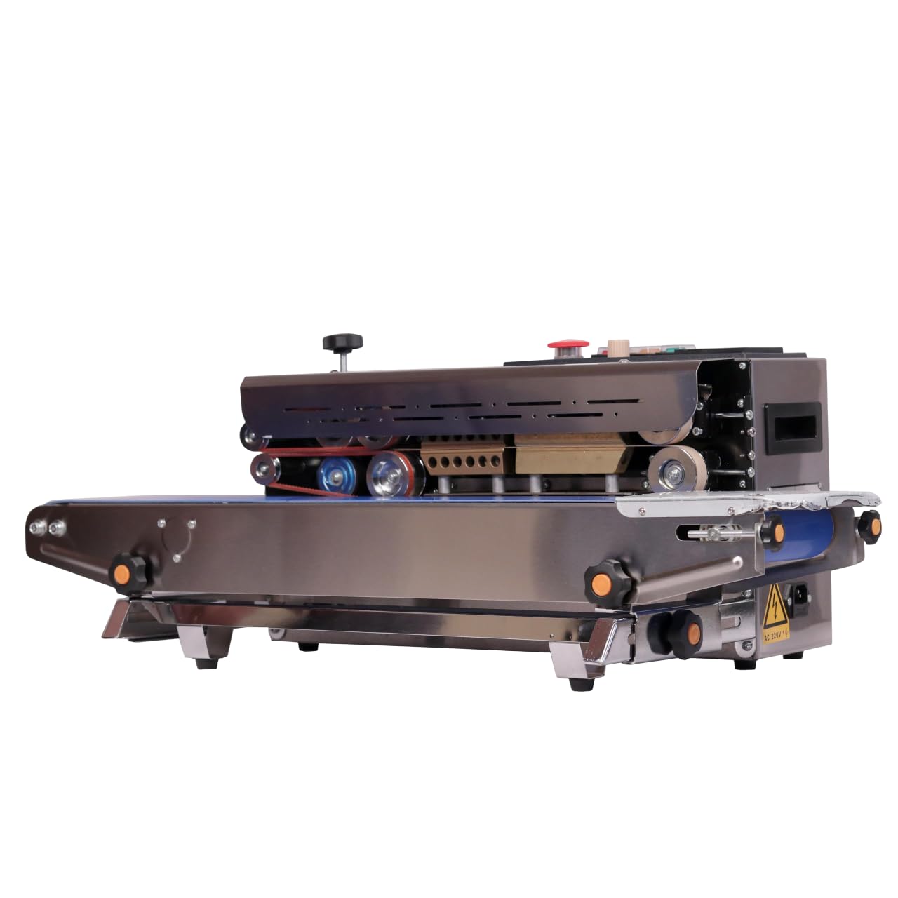 SONIC INDUSTRIES Stainless Steel Body FR-900 Automatic Continuous Band Sealer horizontal Plastic Bag Sealing Machine