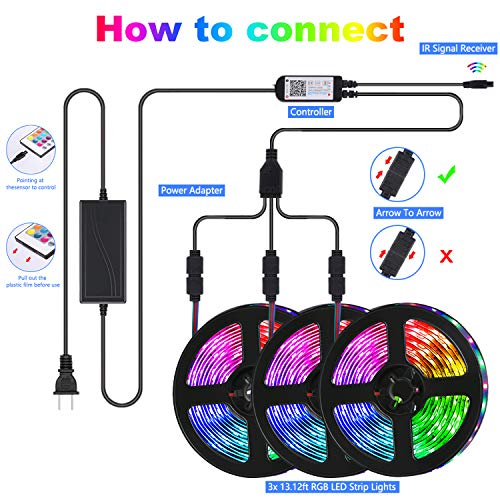 QZYL Led Lights for Bedroom,49.2 Feet Led Strip Lights,Music Sync Color Changing Flexible Rope Lights with Remote App Control Luces Led Strips Lights for Party Home Decoration - Thumbnail 3