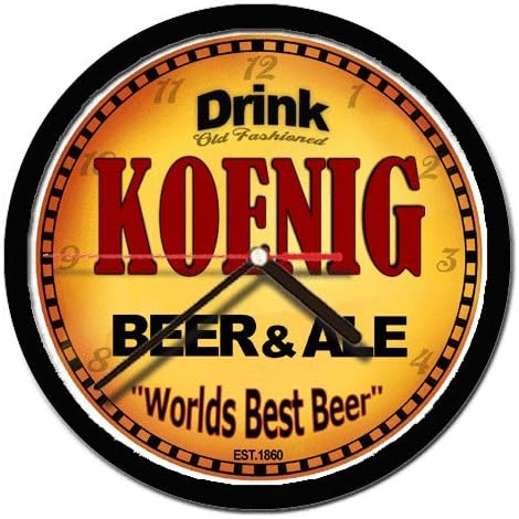 KOENIG beer and ale cerveza wall clock