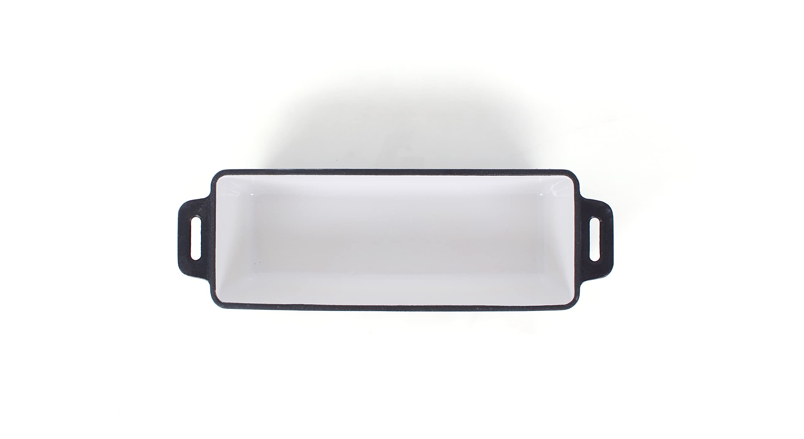 ECHTWERK Plat à pain en fonte, Cocotte sans couvercle, Boîte à pain traditionnelle avec revêtement émaillé, Convient pour les fours, grills, BBQ et induction,1,5 L, Ø 28,2 x 12,5 cm