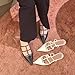 Women's Fashion Outgoing Rivet Low Heel Muller Shoes Comfortable Pointed Leather Low Heeled Half Slippers (Pink,8.5)