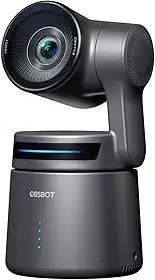 Câmera de streaming Tail Air NDI 4K, câmera PTZ com rastreamento de IA e aplicativo inteligente, controle de gestos, webcam HDMI/USB-C/sem fio, câmera de vídeo com transmissão ao vivo YouTube