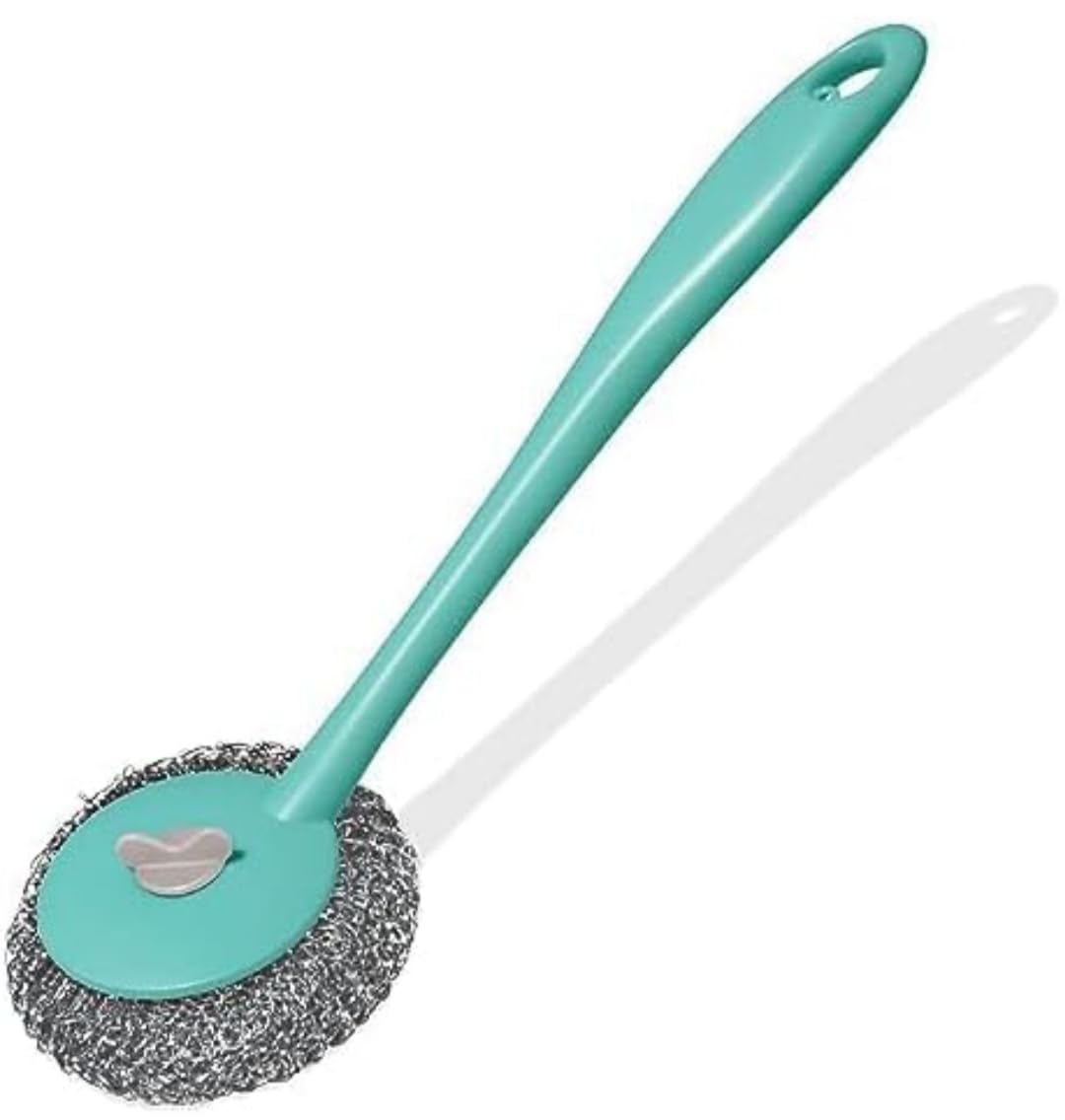 See full amazon price history chart for Shreeji Steel Scrubber with Long Handle for Kitchen and Utensil Cleaning Scrub Pad | Kitchen Cleaning Handy Scorer - Random Color Shreeji Steel Scrubber with Long Handle for Kitchen and Utensil Cleaning Scrub Pad | Kitchen Cleaning Handy Scorer - Random Color (B0CYGYKMD4) Amazon Price History, Amazon Price Tracker