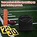 Jecery Set of 11 Football Yard Markers High Visibility Football Field Yard Line Markers Yardage Field Line Marking 12 Inch with Carrying Bag for Sporting Training (Orange Yellow)