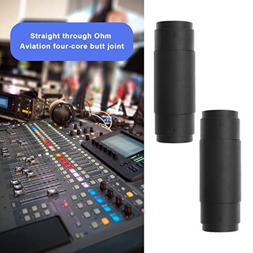 The Lord of the Tools 4Pcs 4 Pin Audio Connector Replacement PVC Speakons Connectors Speakon Female to Female Plug Jack Straight Coupler Cable Connector for Karaoke Concerts - Image 4