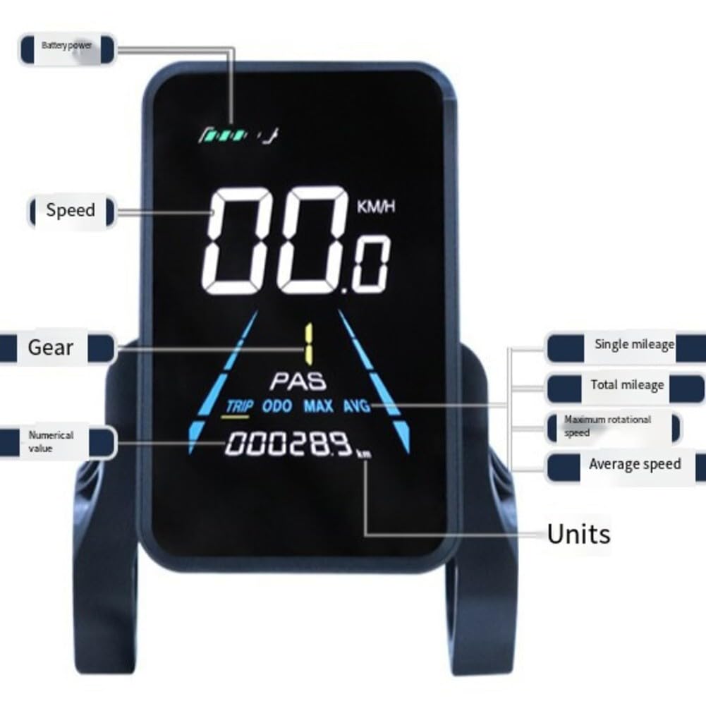 Conector de panel de pantalla LCD para salpicadero de bicicleta eléctrica