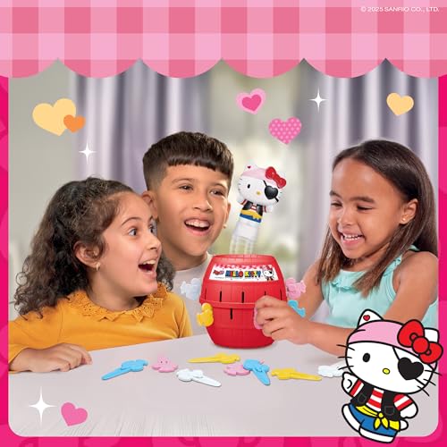 Image of TOMY Pop Up Hello Kitty Game - Family Action Game - 2-4 Players | Officially Licensed Sanrio Hello Kitty Game, Easy to Play Preschool Games, Family Game Night, Hello Kitty Toys, Ages 4 Years+