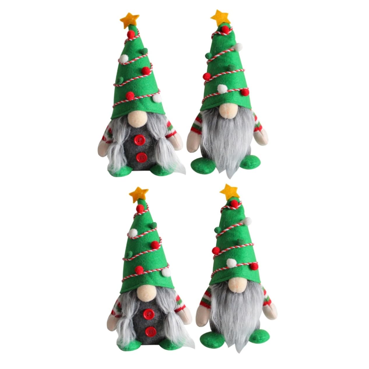 Abaodam 4 Piezas Papa Noel Sin Rostro Santa Tomte Muñeca De Papá Noel Decoración De Gnomos De Navidad Peluche De Tomte Nisse De Vacaciones Sofá Delicado El Plastico Mayor