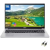 Acer Aspire Lite 15 Laptop, 15.6' FHD IPS Display, Intel Core 3 N350 up to 3.9GHz, 8GB RAM, 128GB SSD, Numeric Keypad, Copilot AI, PDG HDMI Cable, US Version KB, Win 11 Pro