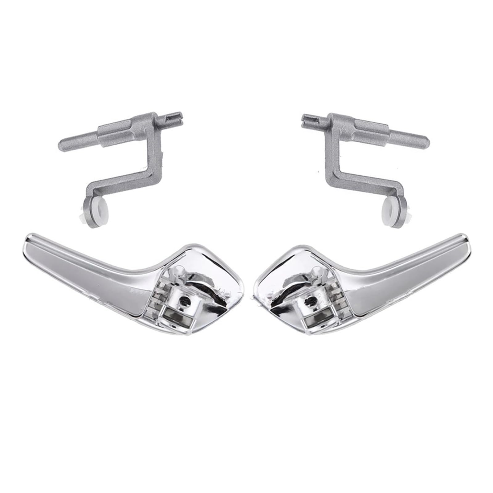 Hhfksci Car Interior Door Pull Handle for Vauxhall for Opel for Corsa D 2006-2014 Mk3 Hatchback Car Left Or Right Interior Door Handle 13297814 13297813(A Pair)