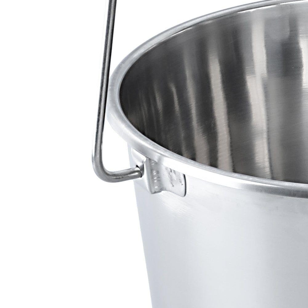 Orion Group Cubo de Cocina de Acero Inoxidable, 12 L