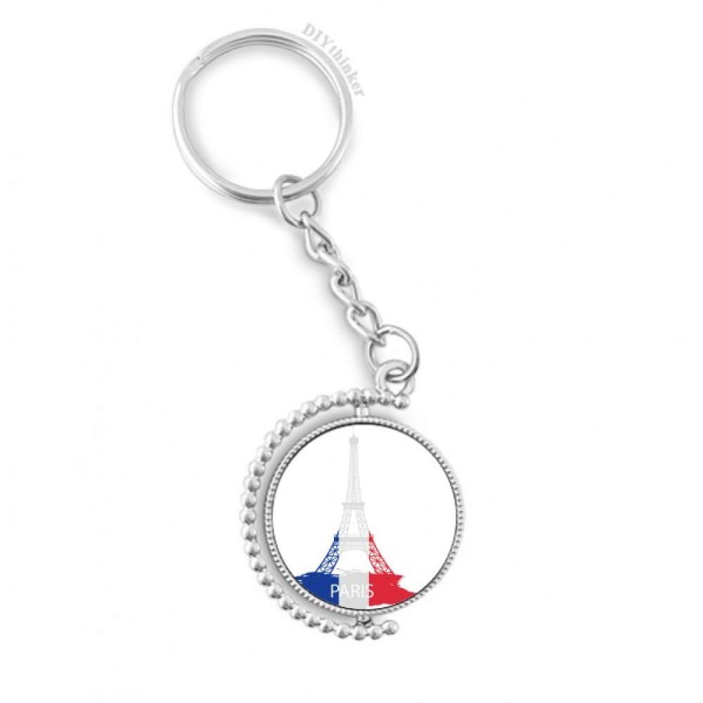 Llavero giratorio de la Torre Eiffel de París Francia de la marca DIYthinker 4