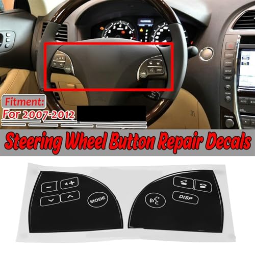 Boutons de volant usés Lexus ES350 : solution décoration intérieure - 2