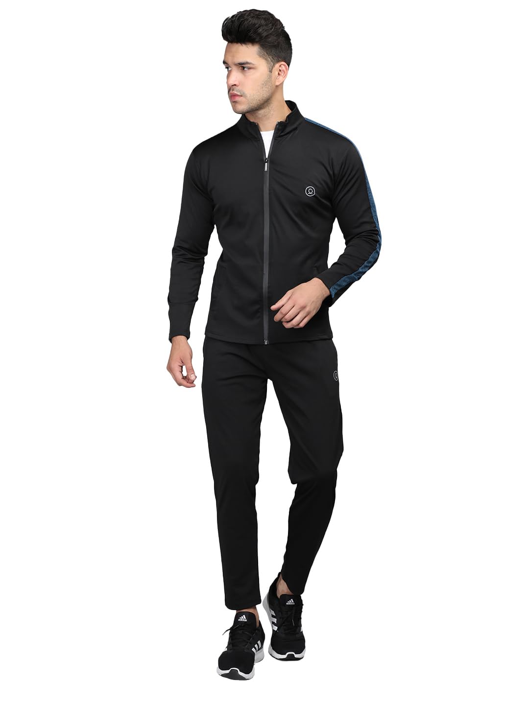 CHKOKKOMen's Winter Zipper Sports Track Suit Set