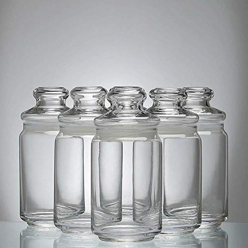 Image of Skykey Glass Jars And Storage Container With Lid - 750 ml, 6 Pieces, Clear