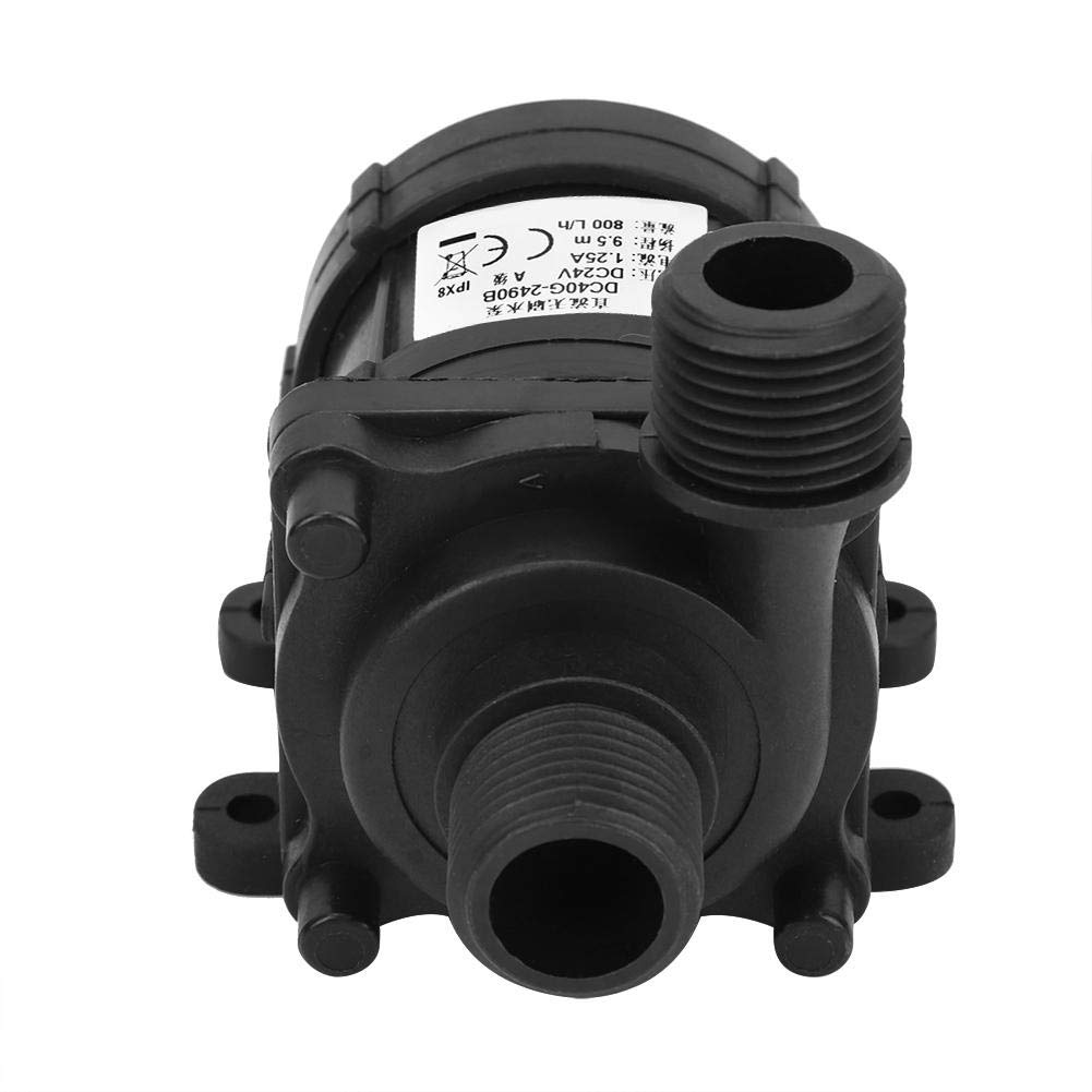 Pompa di circolazione dell'acqua senza spazzole DC 24 V, 800 l/h, per laghetti