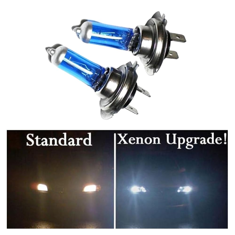 Kit de Luz de Xenón LED de 2 Piezas, Bombillas de Faros Delanteros de Coche Súper Blancos, Lámpara Antiniebla 8500K 12V 100W H7 499